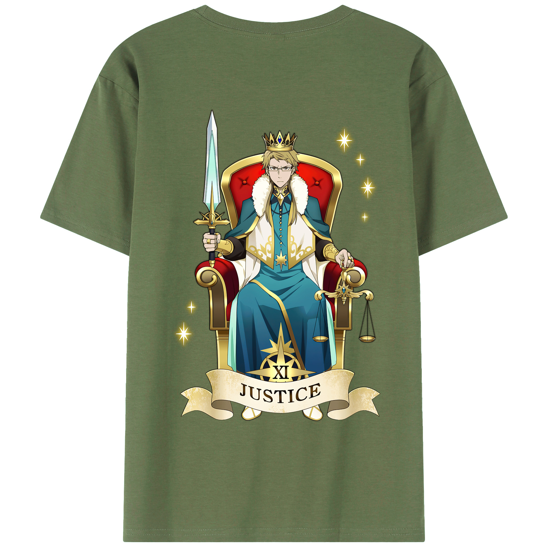 （画像用） 文豪ストレイドッグス Bungo Stray Dogs 綿100％ メンズ半袖Tシャツ（バックプリント） 通気性